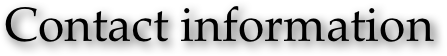 Contact information